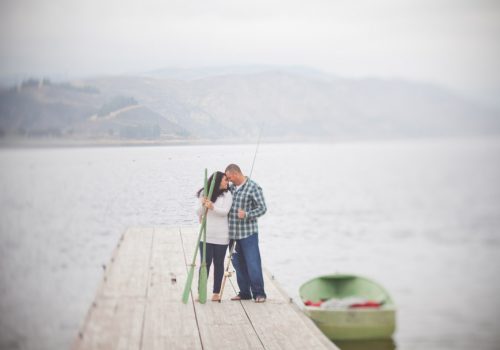 Lake Castaic Engagement Photos