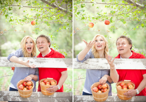 Apple Orchard Engagement Session