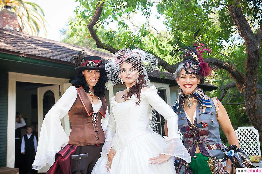 Steampunk wedding photography