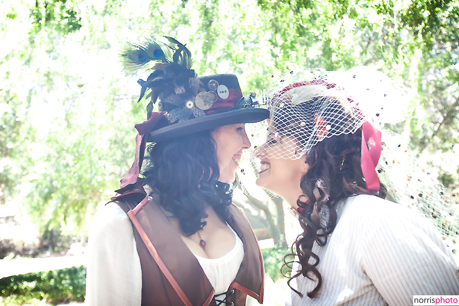 Steampunk wedding outfits