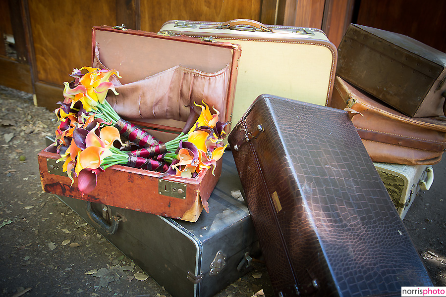 Steampunk wedding trunk