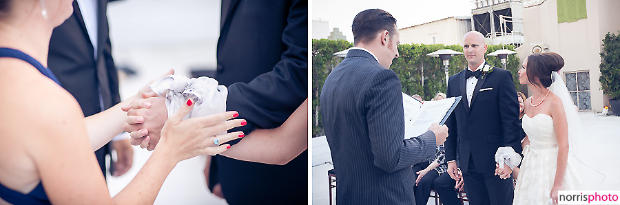 oviatt penthouse wedding ceremony