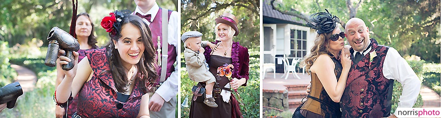 Steampunk wedding outfits