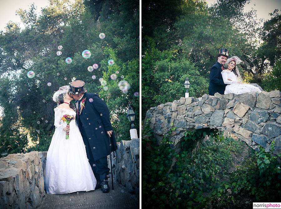 Steampunk wedding photography