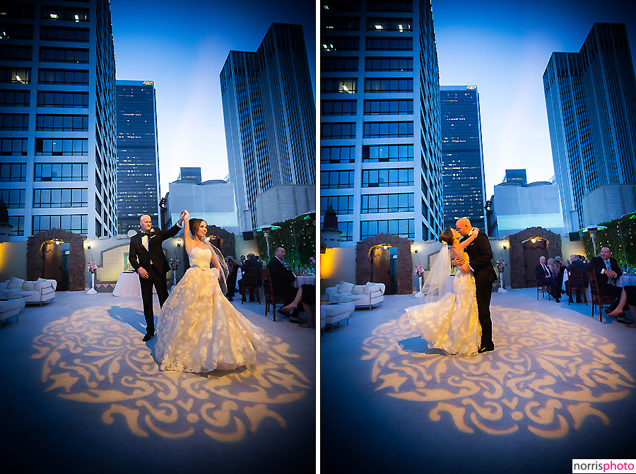 oviatt penthouse wedding rooftop