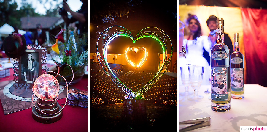 Steampunk wedding details